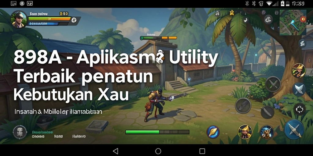 Tampilan antarmuka 898A yang memudahkan navigasi pengguna.