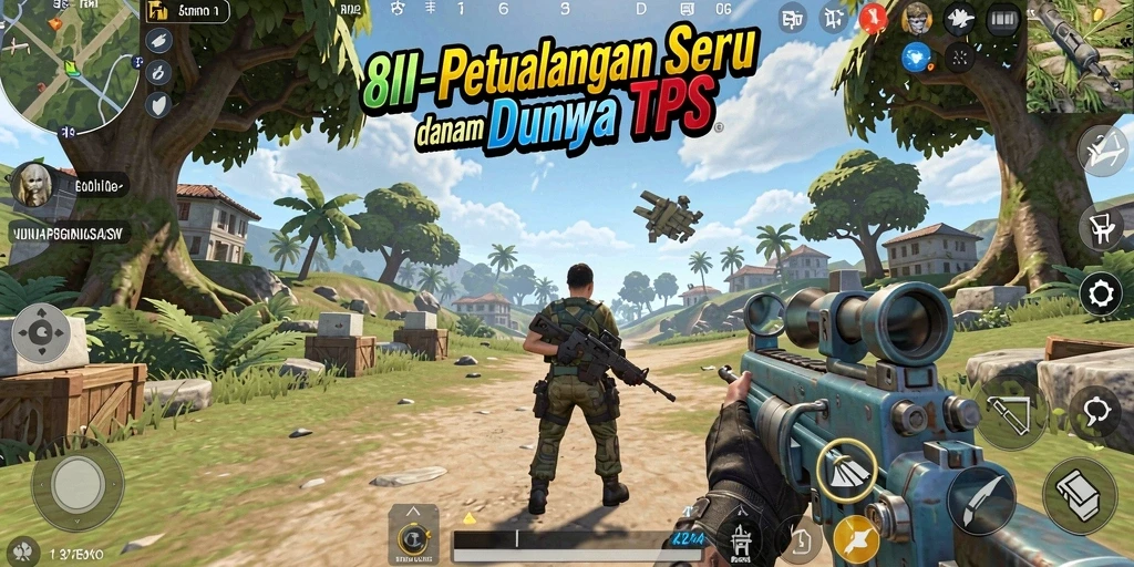 Tampilan gameplay TPS yang mendebarkan dalam 8II.