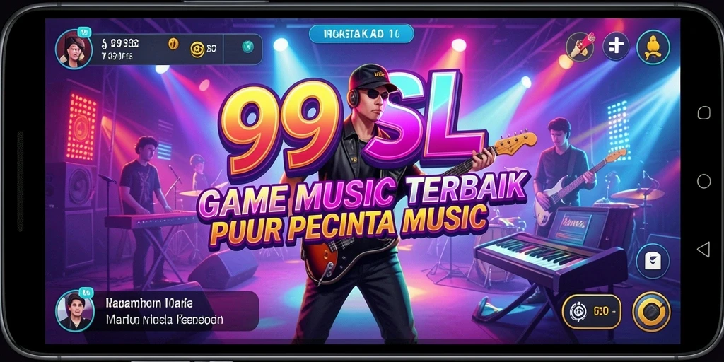 Screenshot gameplay 99SL yang menunjukkan serunya bermain musik.