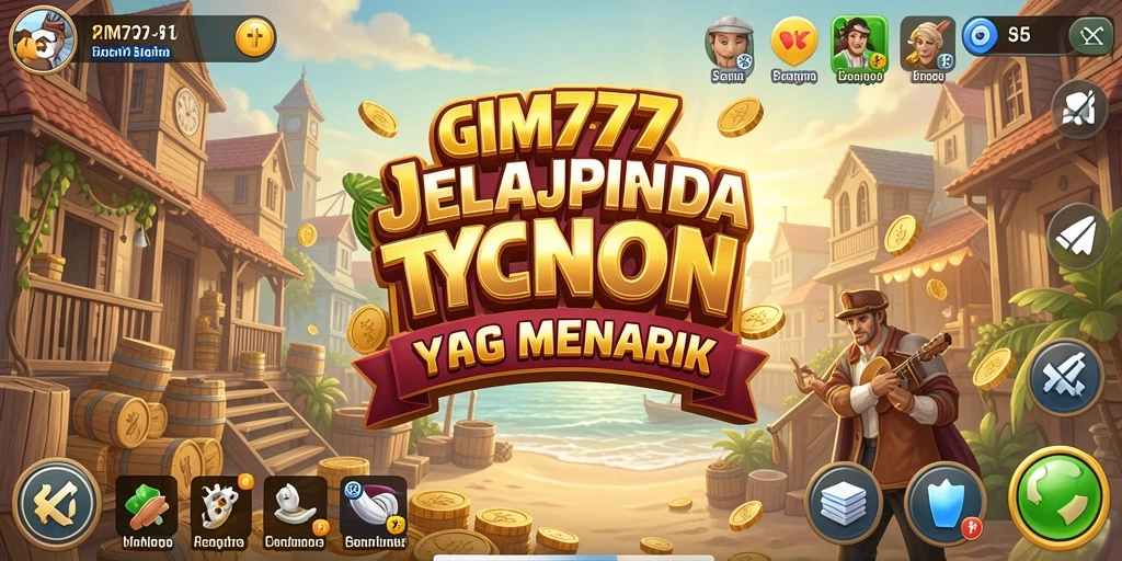 Screenshot menunjukkan gameplay GIM777 yang menarik dan interaktif.