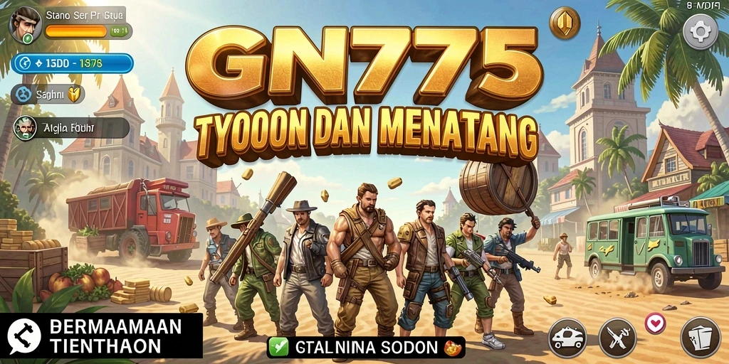 Screenshot gameplay GN777 menunjukkan keseruan merancang bisnis Tycoon.
