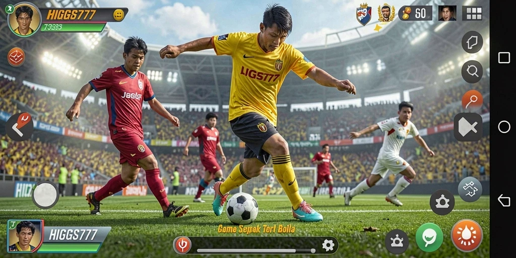 Tampilan gameplay HIGGS777 yang penuh aksi dan seru.