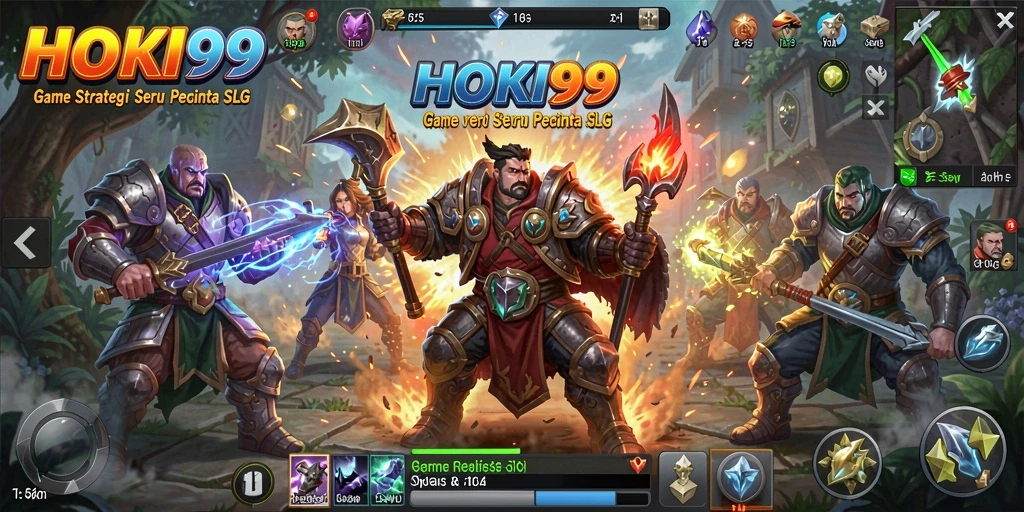Tampilan gameplay HOKI99 yang memukau dan strategis.