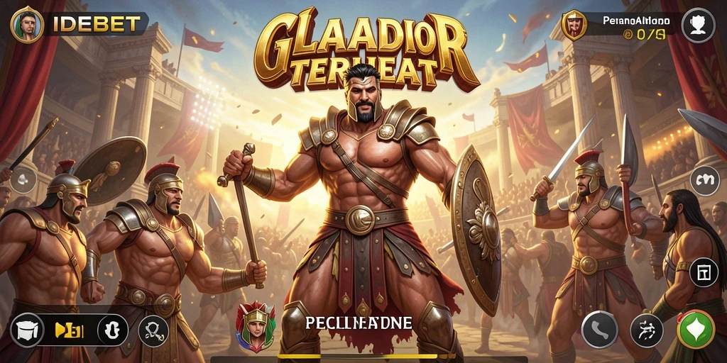 Screenshot menunjukkan pertarungan seru di arena IDEBET.