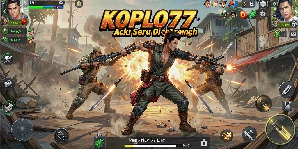 Tampilan gameplay KOPLO77 yang penuh aksi dan seru.