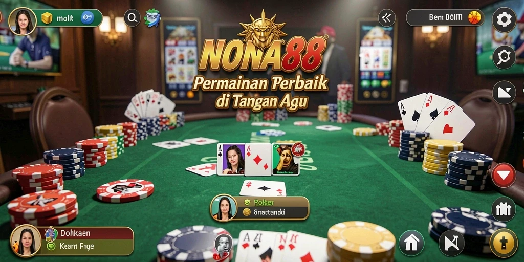 Gameplay Poker yang menarik dan seru di NONA88.