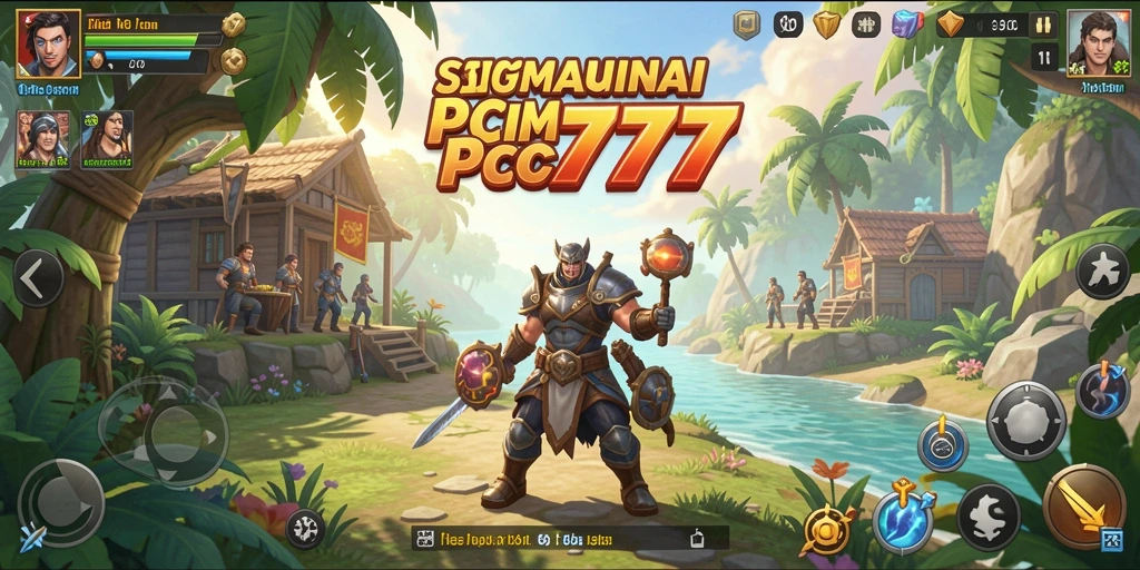 Tampilan gameplay menarik dari PC777 dengan grafis simulasi yang memukau.