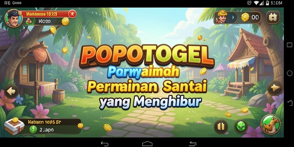Menampilkan gameplay seru dan penuh warna dari POPOTOGEL.