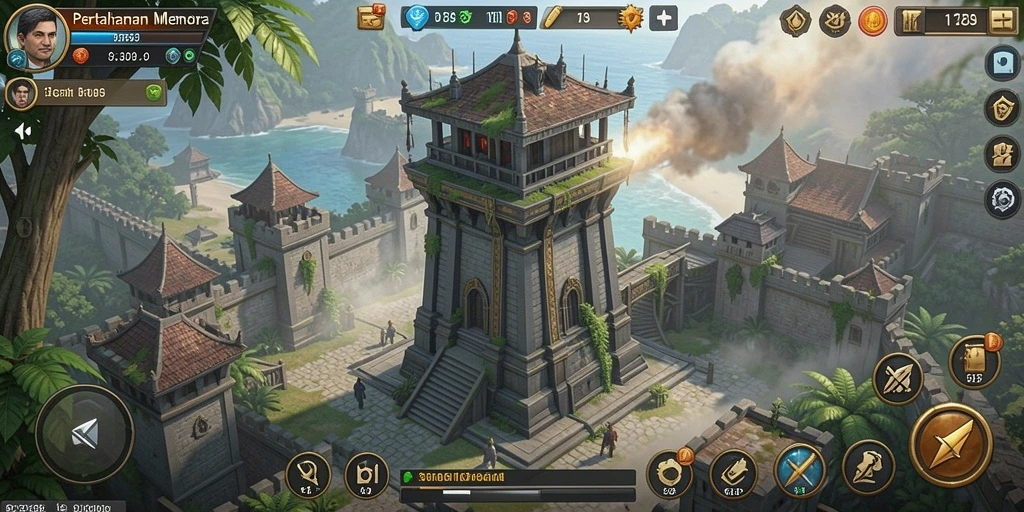 Gameplay PT89 yang mendebarkan dalam genre Tower Defense.