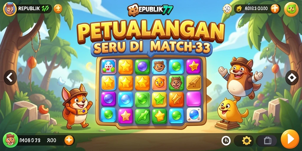 Tangkapan layar gameplay <strong>REPUBLIK77</strong> yang penuh warna dan menarik.