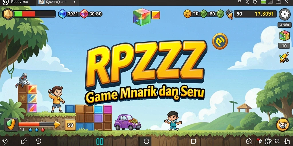 Screenshot utama RPZZZ yang menampilkan gameplay Puzzle yang seru.