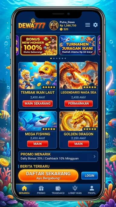 Proses pengunduhan aplikasi cepat dan efisien di dewa777.